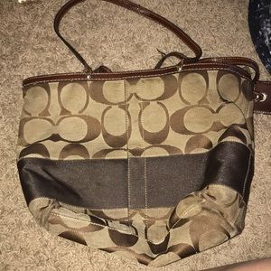 Slightly worn coach purse